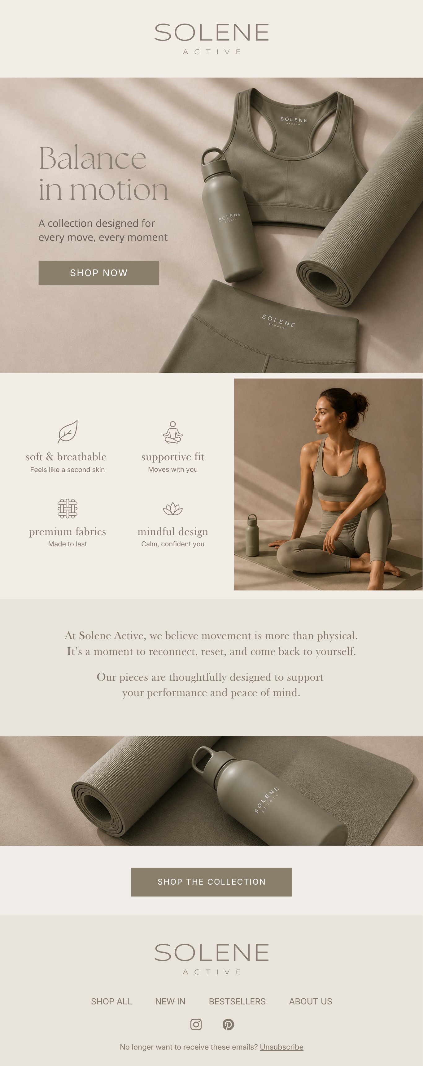 Solene Active bestsellers email